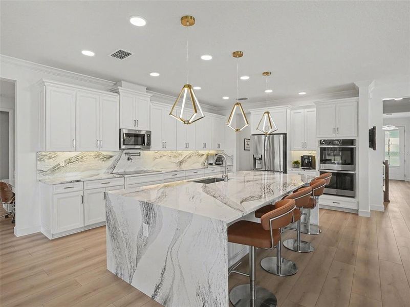 Furnished interior view inside a new home in , Oviedo (Image 12).