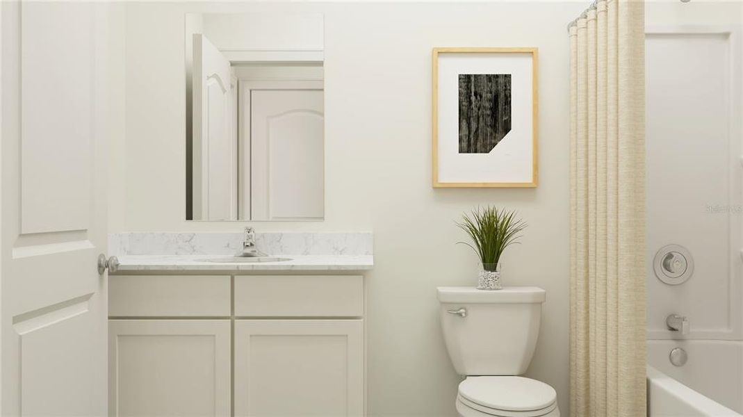 Furnished interior view inside a new home in Trailhead Landing: Trailhead Landing 50s, Alachua (Image 16).