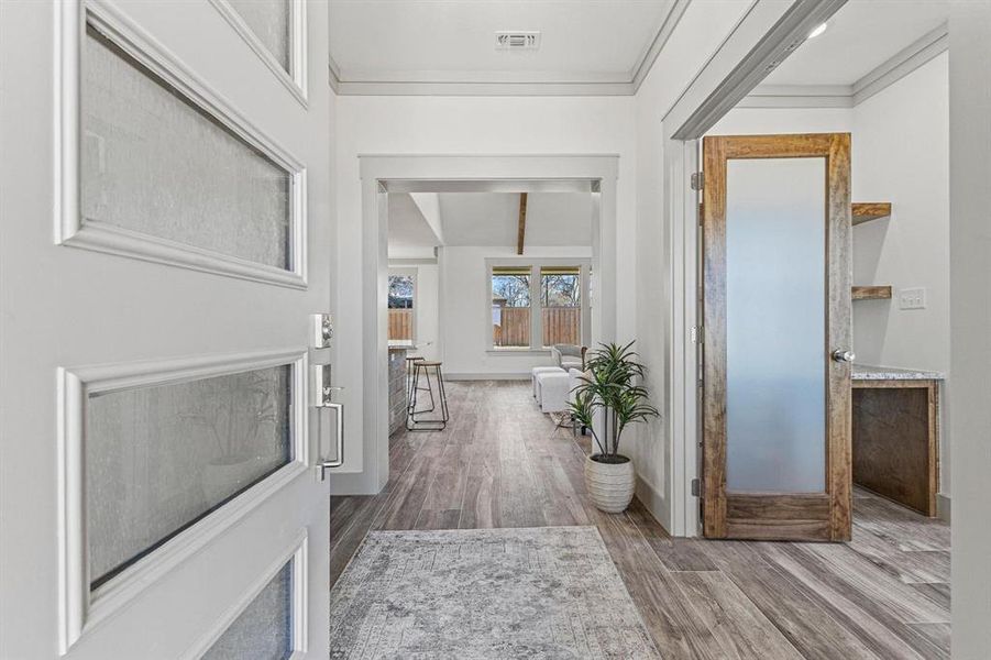 Furnished interior view inside a new home in , Howe (Image 7).