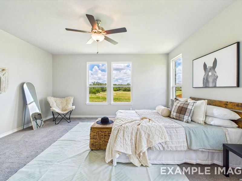 Furnished interior view inside a new home in Potranco Oaks, Castroville (Image 28). Furnished interior view inside a new home in Potranco Oaks, Castroville (Image 28).