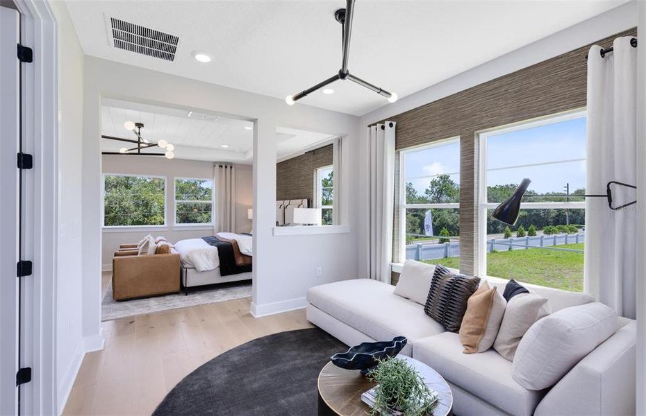 Furnished interior view inside a new home in Parkside Trails, Clermont (Image 47).