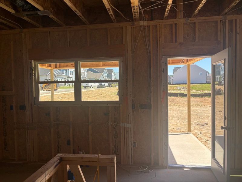 In-progress construction of a new home in The Point, Rolesville, NC (Image 6).