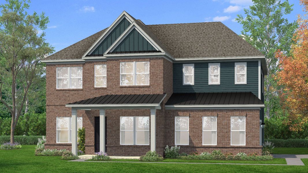 Representative exterior photo of a completed home built from the Solace II by DRB Homes in Northridge Park, Murfreesboro, TN (Image 2). Representative exterior photo of a completed home built from the Solace II by DRB Homes in Northridge Park, Murfreesboro, TN (Image 2).