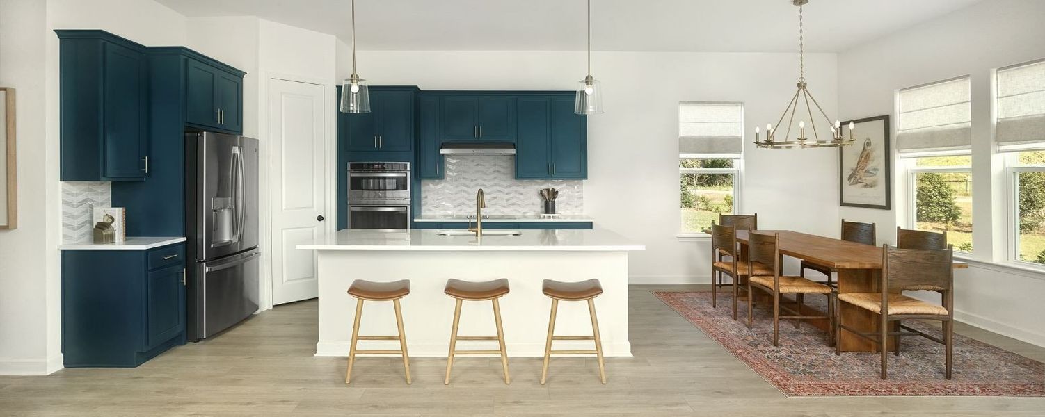 Representative furnished interior of a home built from the Palermo by Ashton Woods in Blue Heron Retreat: Oasis Series, Little River (Image 4).