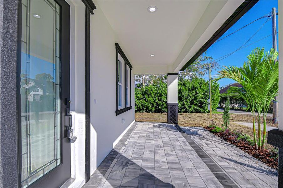 Exterior details and patio area of a home in , Tampa (Image 4). Exterior details and patio area of a home in , Tampa (Image 4).