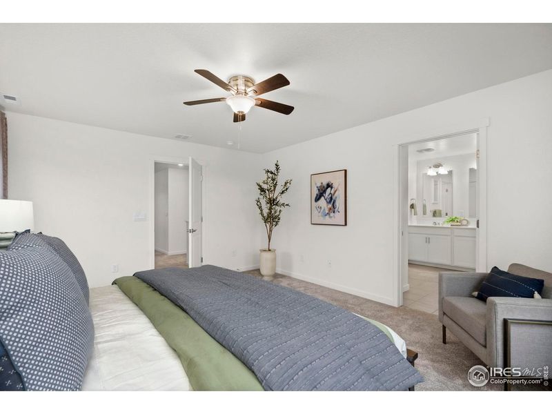 Furnished interior view inside a new home in Vantage, Berthoud (Image 11).