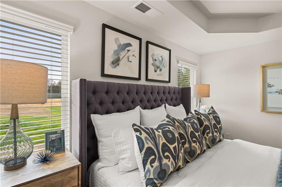 Furnished interior view inside a new home in Sandtown Falls, Atlanta (Image 16). Furnished interior view inside a new home in Sandtown Falls, Atlanta (Image 16).