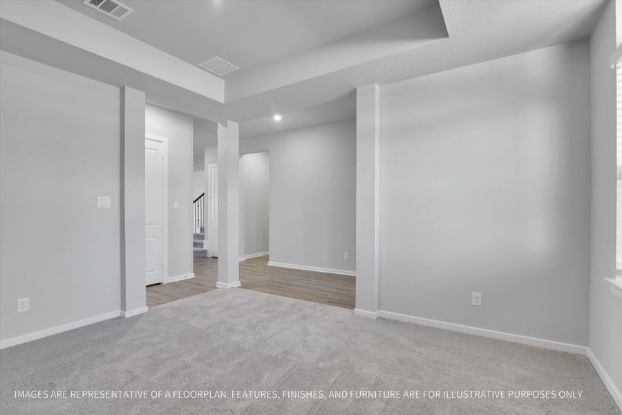 Spacious, unfurnished interior of a new home in Sunterra 50s, Katy (Image 20).