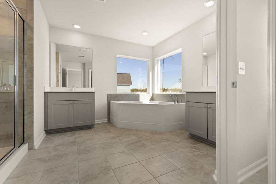 Furnished interior view inside a new home in Heron's Walk at Summers Corner: Coastal Collection, Summerville (Image 16). Furnished interior view inside a new home in Heron's Walk at Summers Corner: Coastal Collection, Summerville (Image 16).