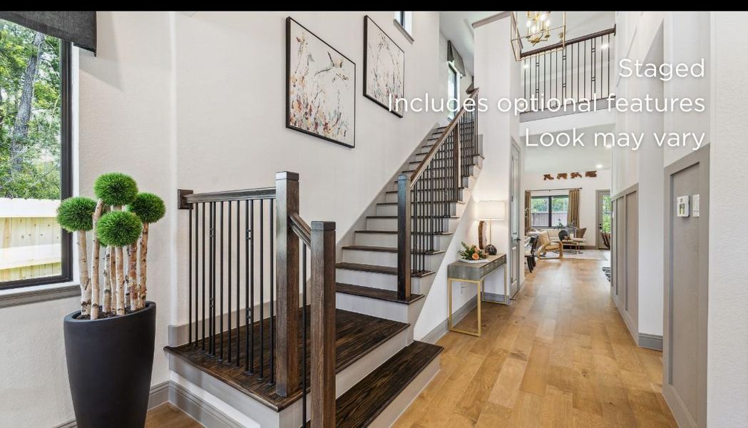 Furnished interior view inside a new home in WILDTREE 40', Montgomery (Image 5).