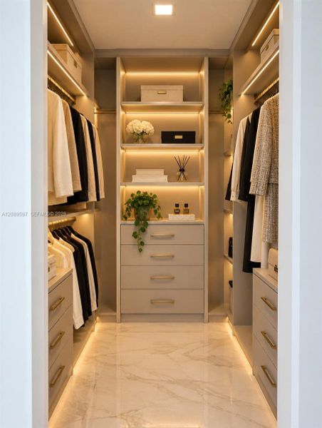 Furnished interior view inside a new home in , Hallandale Beach (Image 7).