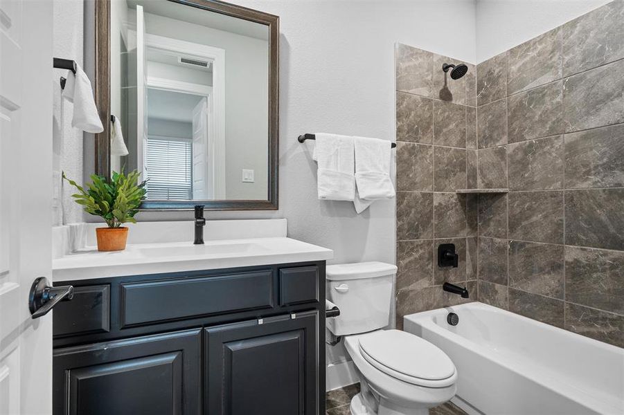 Furnished interior view inside a new home in Karis, Crowley (Image 12).