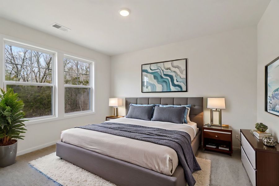 Representative furnished interior of a home built from the Porter II by Great Southern Homes in Cottages at Roofs Pond, West Columbia (Image 59).