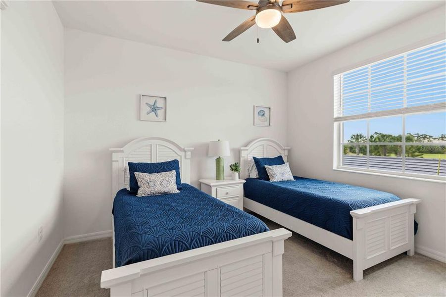 Furnished interior view inside a new home in Wellen Park Golf & Country Club, Venice (Image 34).