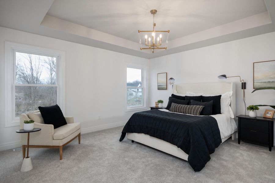 Representative furnished interior of a home built from the The Cambridge by Forbes Capretto Homes in Cannon Woods, Clarence (Image 14).