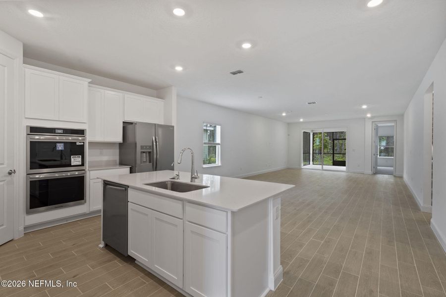 Furnished interior view inside a new home in Tributary, Yulee (Image 10). Furnished interior view inside a new home in Tributary, Yulee (Image 10).
