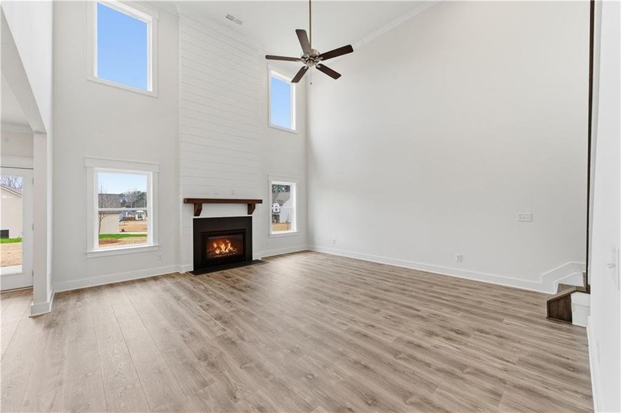 Spacious, unfurnished interior of a new home in Springside Reserve, Powder Springs (Image 27).