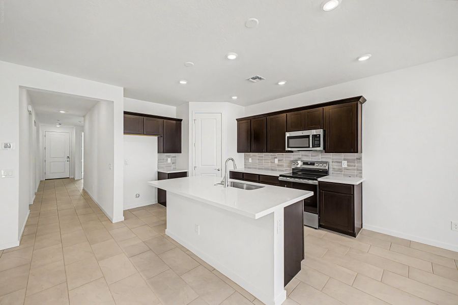 Furnished interior view inside a new home in Skyline Village, San Tan Valley (Image 3).