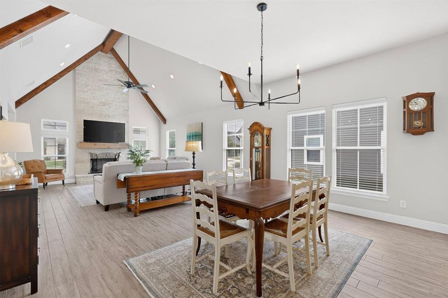 Furnished interior view inside a new home in , Burleson (Image 8).
