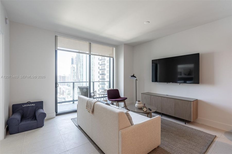 Furnished interior view inside a new home in , Miami (Image 13).