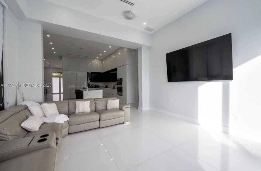 Furnished interior view inside a new home in , Miami (Image 8).