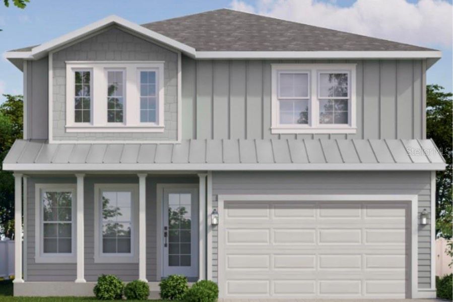 Front exterior of a new home in , Tampa, FL, highlighting curb appeal (Image 1).