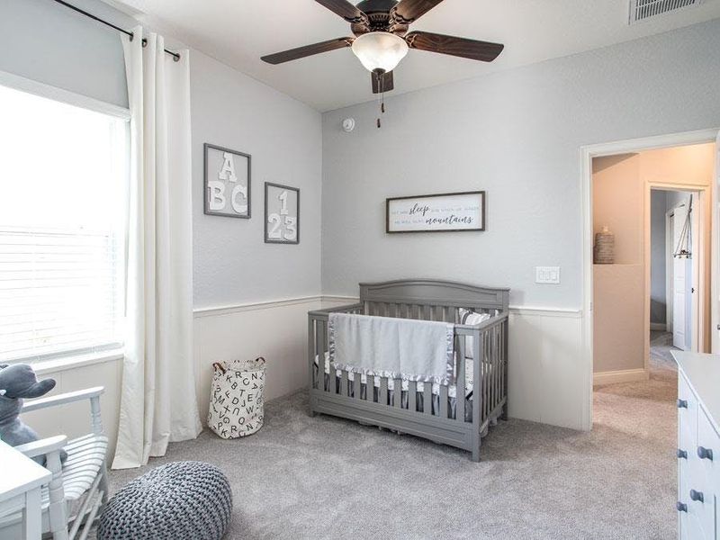 Secondary bedrooms provide space for everyone in your household - Westin II by Highland Homes