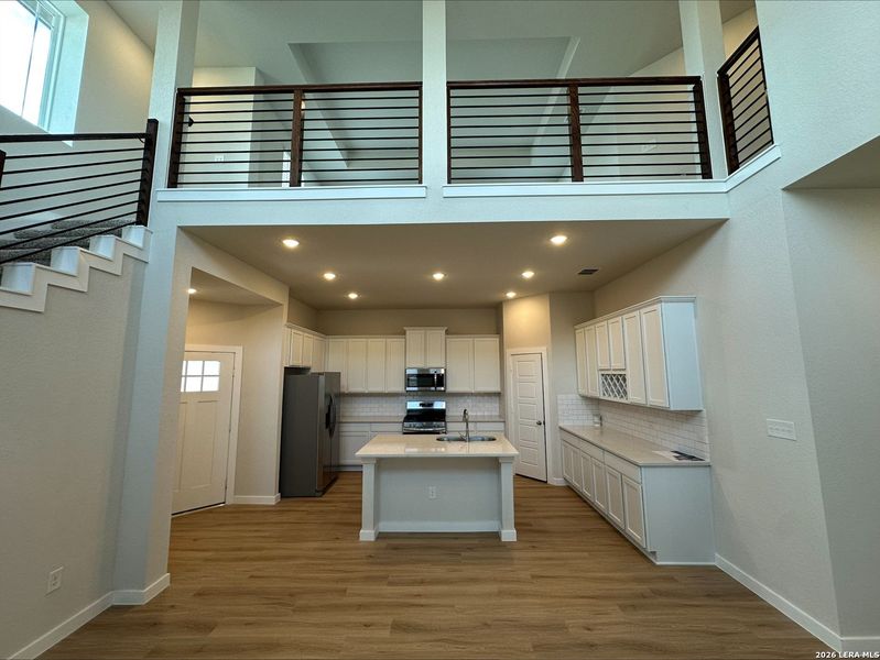 Furnished interior view inside a new home in Hunters Ranch, San Antonio (Image 5).
