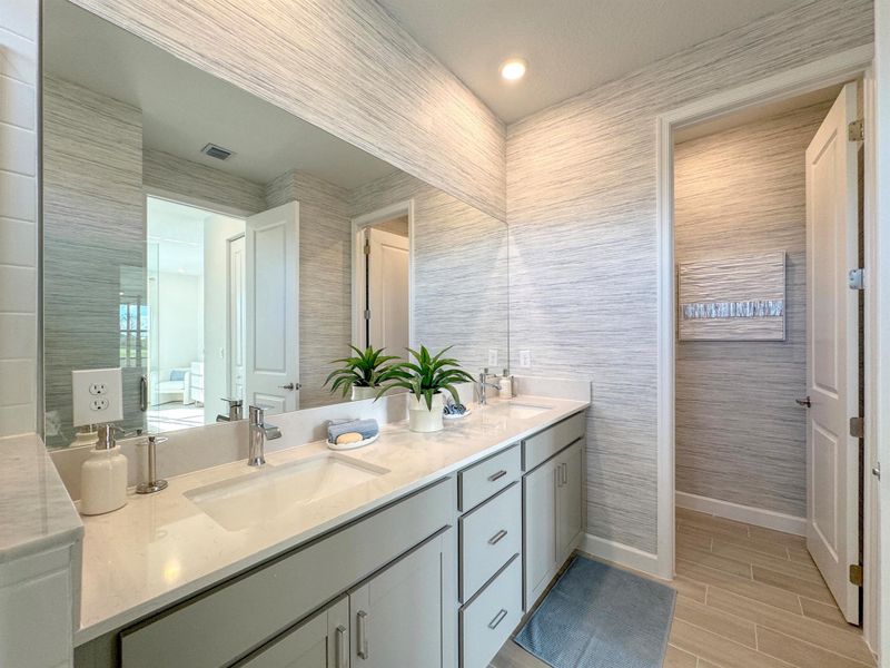 Furnished interior view inside a new home in Glynlea Country Club: The Augusta Collection, Port St. Lucie (Image 5).