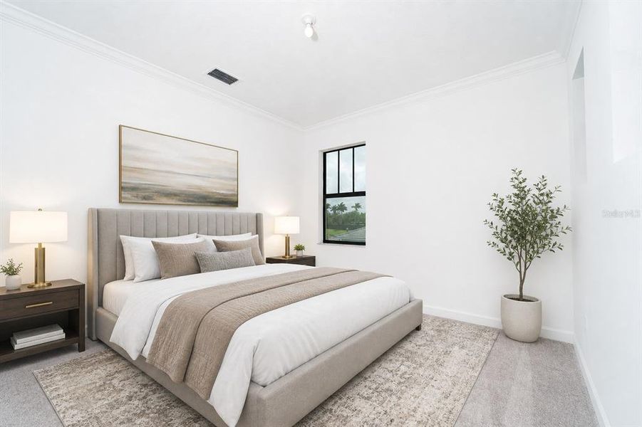 Furnished interior view inside a new home in Tesoro Club, Port St. Lucie (Image 4).