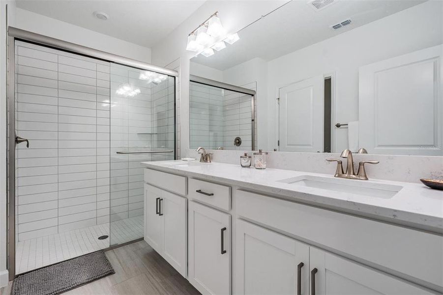 Furnished interior view inside a new home in , San Antonio (Image 18).