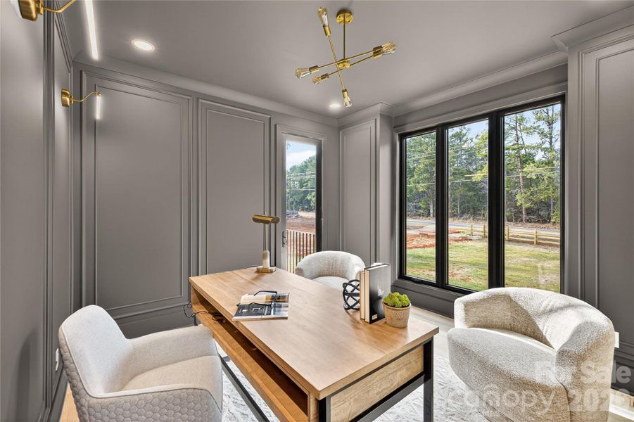Furnished interior view inside a new home in , Lancaster (Image 16).