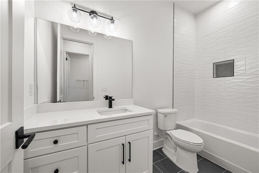 Furnished interior view inside a new home in , Hoschton (Image 19).