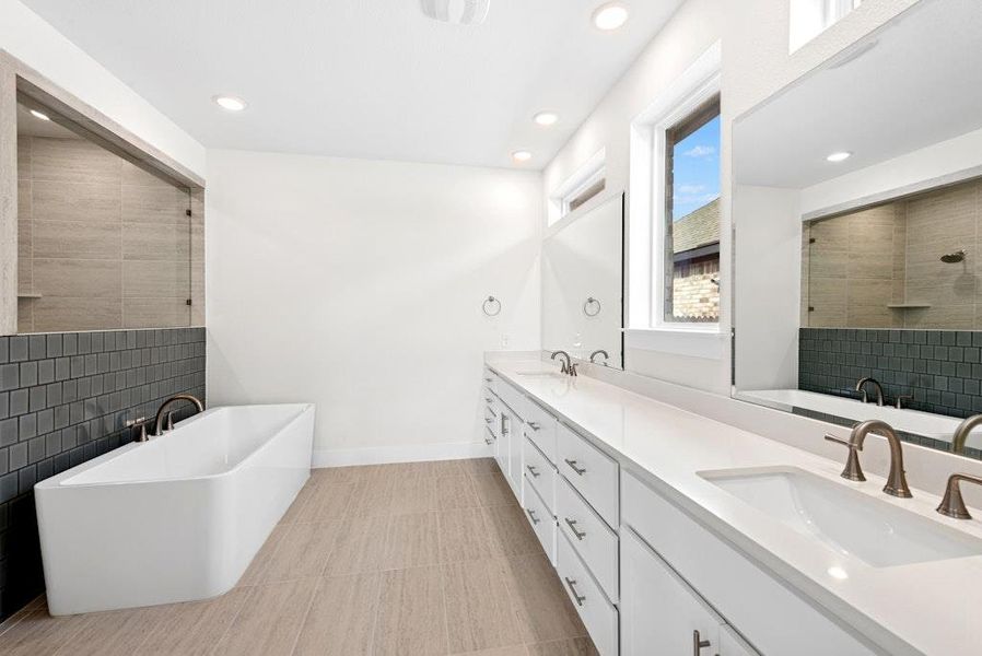 Furnished interior view inside a new home in Santa Rita Ranch, Liberty Hill (Image 8).
