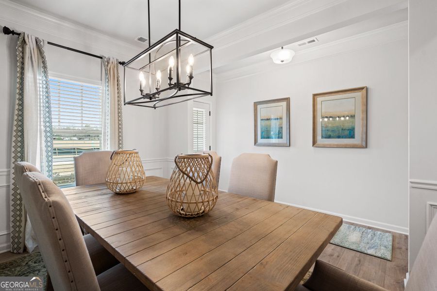 Furnished interior view inside a new home in Avalon, Perry (Image 16). Furnished interior view inside a new home in Avalon, Perry (Image 16).