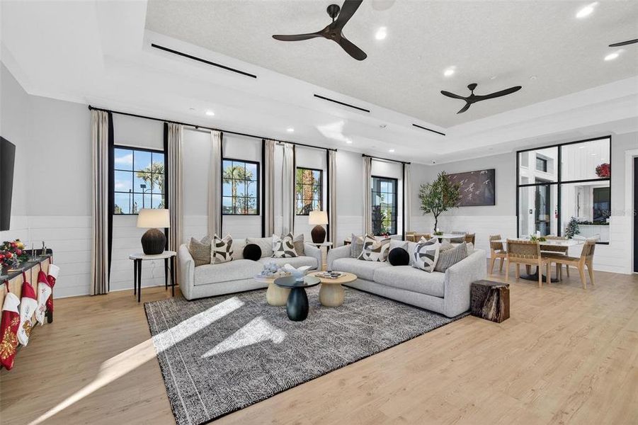 Furnished interior view inside a new home in , Parrish (Image 21).