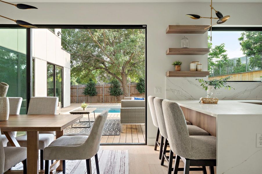 Furnished interior view inside a new home in , Austin (Image 13).