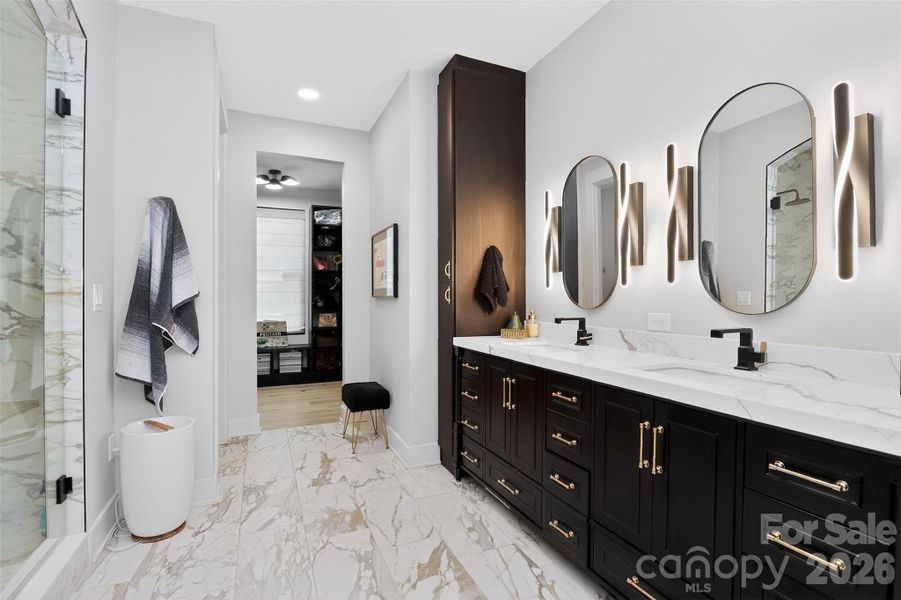 Furnished interior view inside a new home in , Monroe (Image 8).