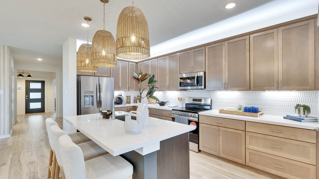 Representative furnished interior of a home built from the Meyerson by DRB Homes in Spring Creek, Taylor (Image 8).