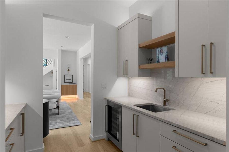 Furnished interior view inside a new home in , Atlanta (Image 15).
