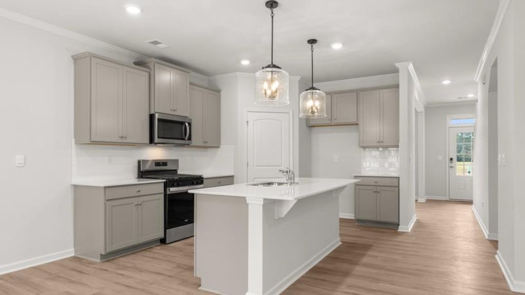 Furnished interior view inside a new home in South Wind, Union City (Image 6).