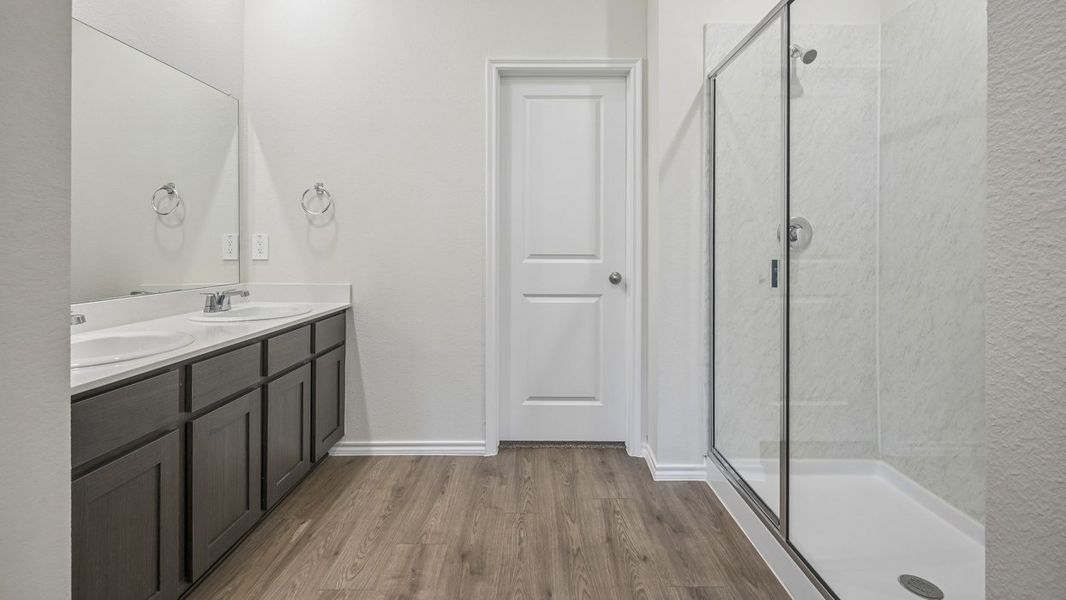 Furnished interior view inside a new home in Windrose, Pilot Point (Image 4).