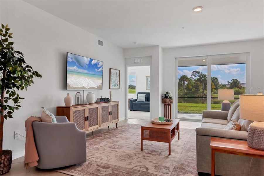 Furnished interior view inside a new home in , Venice (Image 8).