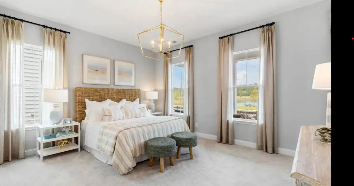 Furnished interior view inside a new home in Heron's Walk at Summers Corner: Row - Elevated Collection, Summerville (Image 9).