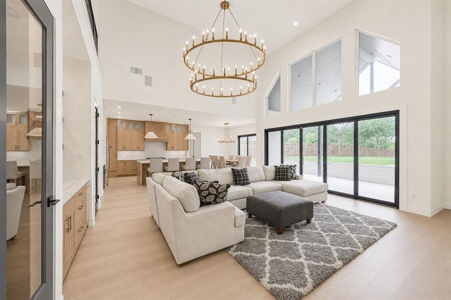 Furnished interior view inside a new home in , Aledo (Image 18).