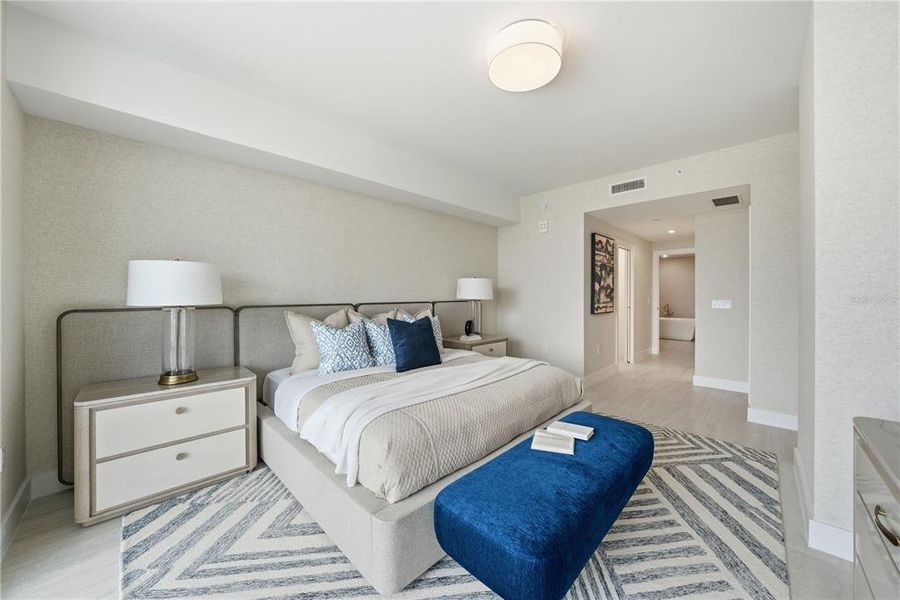Furnished interior view inside a new home in , Tampa (Image 8).
