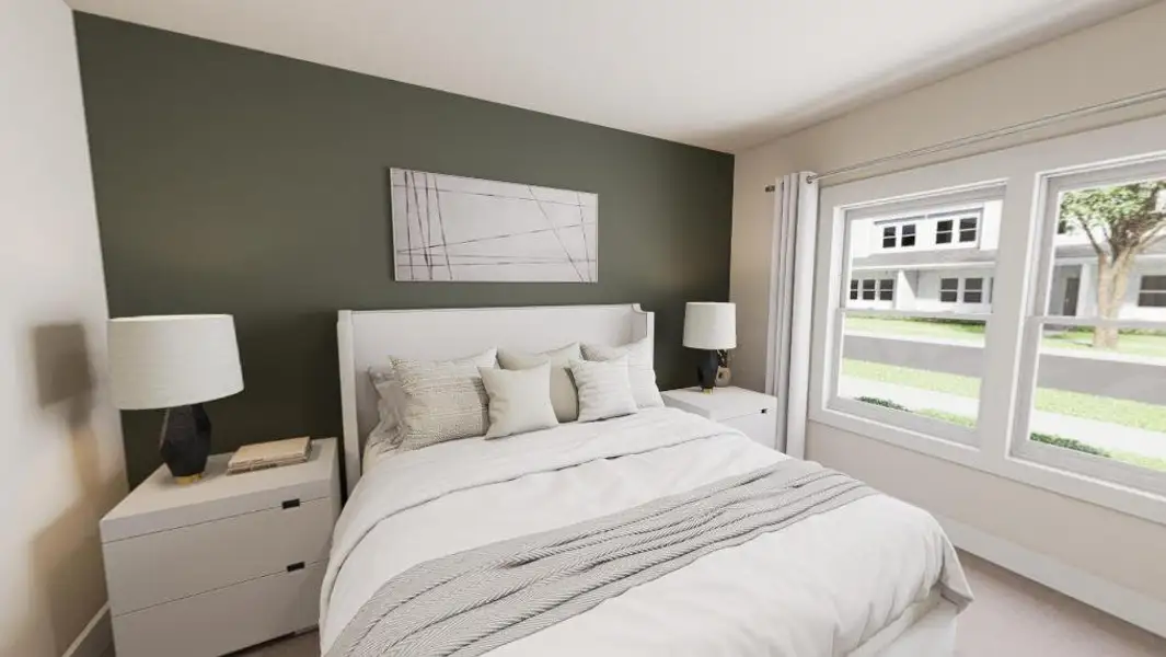 Furnished interior view inside a new home in Allen Park, Raleigh (Image 4).