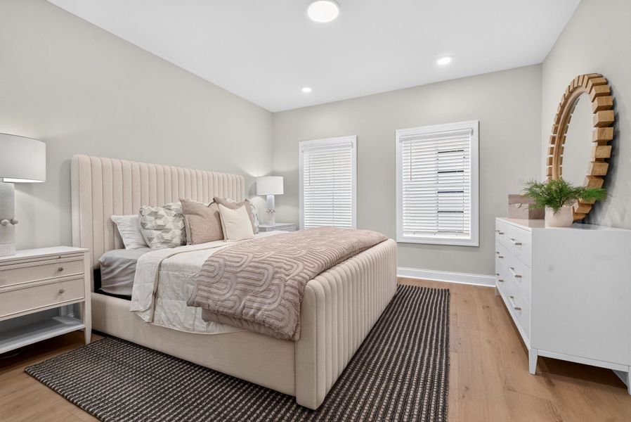 Representative furnished interior of a home built from the The Benton IV by The Providence Group in Ward's Crossing Townhomes, Johns Creek (Image 31).