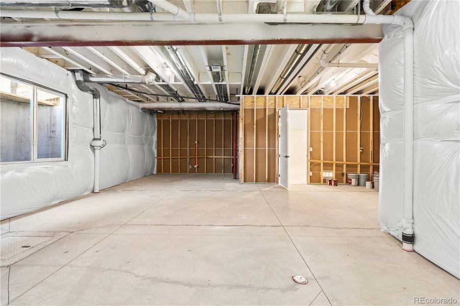 In-progress construction of a new home in Luxe at The Canyons, Castle Pines, CO (Image 49).