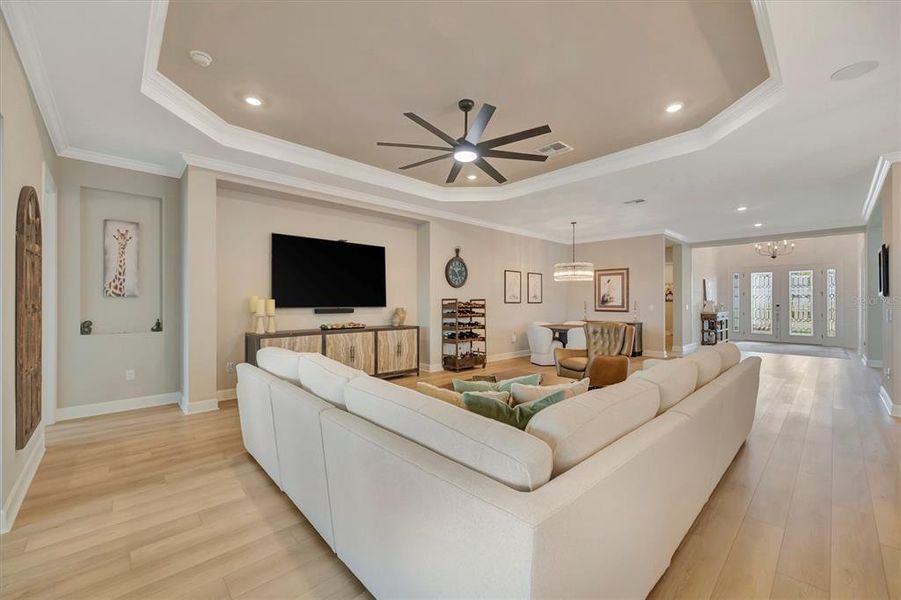 Furnished interior view inside a new home in , Palmetto (Image 56).